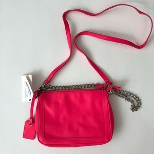 Movi Ross - Neon hot pink cross body bag